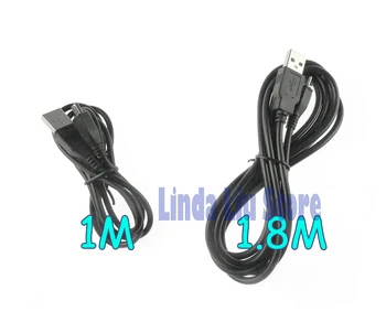 1 м 1,8 м USB-кабель для зарядки аккумулятора для геймпада PS4, зарядное устройство, шнур питания 2 шт./лот