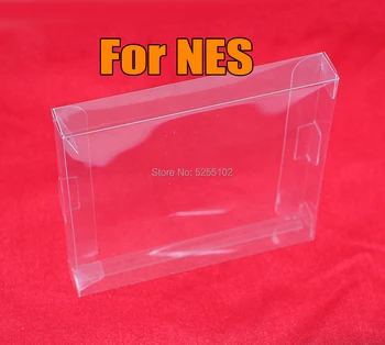 1 шт. Высококачественный Прозрачный пластиковый защитный чехол для игровых карт для домашних животных для игровых коробок с картриджами NES