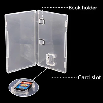 1 шт. Коробка для SD-карт, прозрачная коробка, держатель картриджа, Совместимая сменная розничная коробка для игр Nintendo Switch