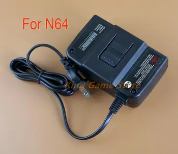 10 шт. Сменный Черный Адаптер питания AC100-245V Зарядное устройство постоянного тока EU/US Plug Настенное зарядное устройство для консоли N64