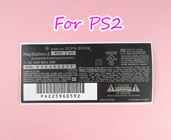 100шт Для корпуса консоли PS2, наклейки, уплотнители для Playstation 2, 7 Вт, 9 Вт, высокое качество
