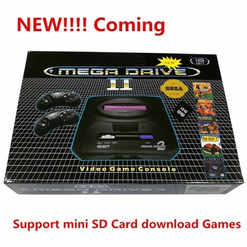 16-битная игровая консоль в стиле ретро с поддержкой проводного геймпада, игровая карта, домашняя игровая консоль для семейной игры MD Sega, штепсельная вилка ЕС