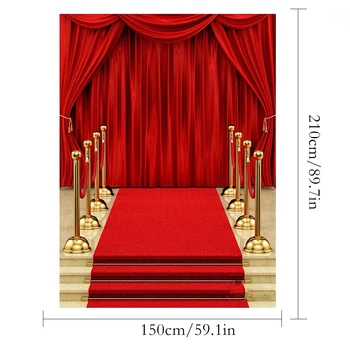 5x7 футов Подиум, Красная ковровая дорожка, занавес, фон для студийной фотосъемки, фон для фотографий