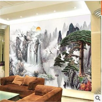 beibehang Большие настенные обои ТВ фон для офиса и гостиной 3d настенные фрески обои papel de parede обои