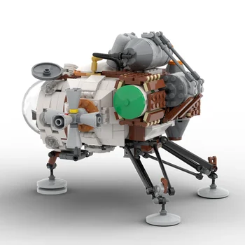 MOC Interstellar Exploration Hearthian Exploration Строительство Космического Корабля Blcok Set Приключенческая Игра Outers-Wilds Brick Toy Детский Подарок
