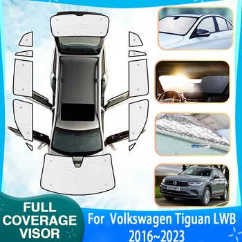 Автомобильные Солнцезащитные Козырьки Для Volkswagen VW Tiguan L Allspace 2016 ~ 2023 Солнцезащитные Козырьки Для Окон Солнцезащитный Крем Аксессуары Для Солнцезащитных Козырьков