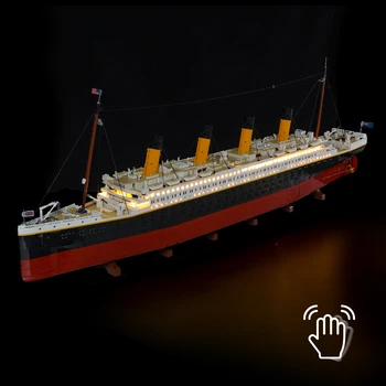 Комплект светодиодной подсветки Lightaling для 10294 Titanic (с переключателем датчика поворота руки), без набора строительных блоков