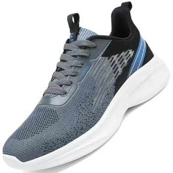 Мужская спортивная обувь для бега 2023, Удобные трендовые легкие кроссовки для ходьбы, Дышащая повседневная мужская теннисная обувь для бега трусцой38-45