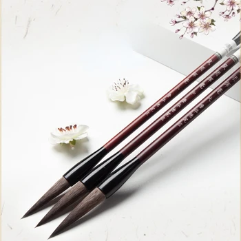 Набор кистей Mouse Whisker Lian, работающий обычным шрифтом, каллиграфическая ручка, официальный курсивный шрифт, китайская кисть для рисования