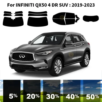 Предварительно Обработанная нанокерамика car UV Window Tint Kit Автомобильная Пленка Для Окон INFINITI QX50 4 DR SUV 2019-2023
