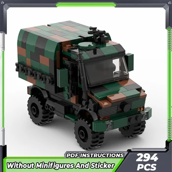 Строительные кирпичи Moc Военная модель броневика немецкой армии U1300 Технология модульных блоков Подарки Игрушки для детей Сборка своими руками