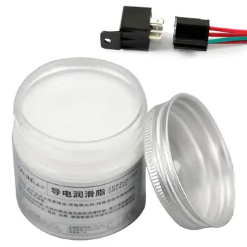 Электрическая контактная смазка 100 г токопроводящей пасты, электрическая компаундная смазка для бытовых приборов с низким сопротивлением